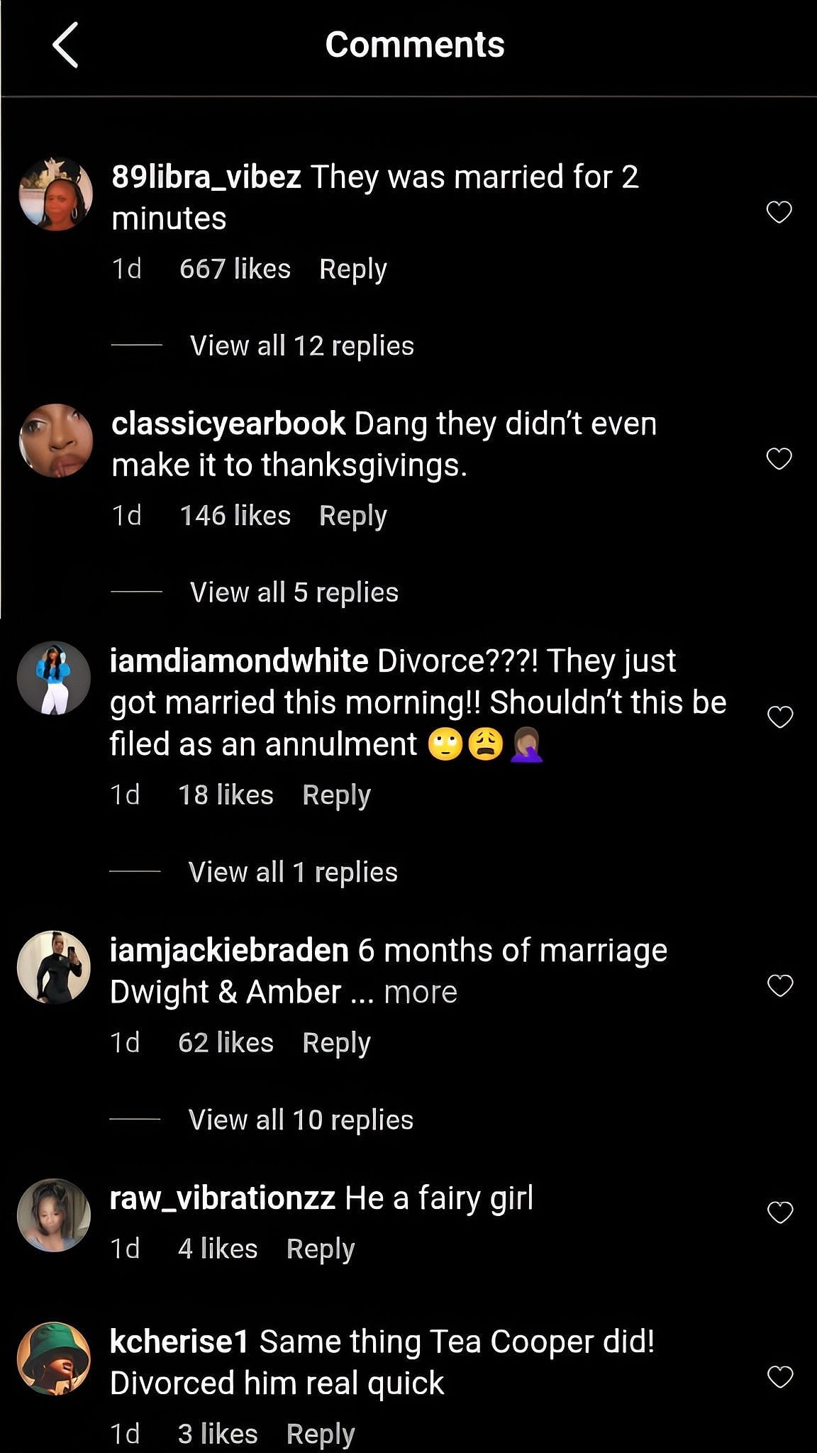 Comments on the post